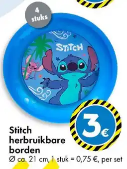 Stitch herbruikbare borden