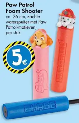 TEDi Paw Patrol Foam Shooter aanbieding