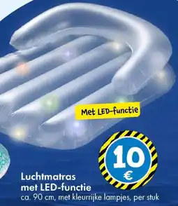 Luchtmatras met LED-functie