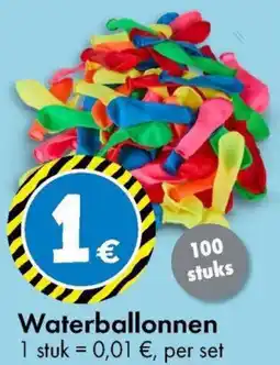 TEDi Waterballonnen 1 stuk =0,01 €, per set aanbieding