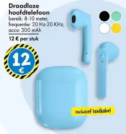 TEDi Draadloze hoofdtelefoon aanbieding