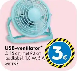 TEDi USB ventilator aanbieding