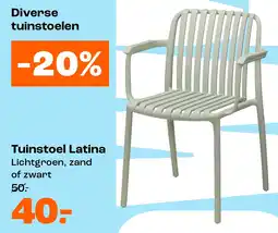 Kwantum Tuinstoel Latina aanbieding