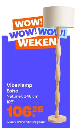 Kwantum Vloerlamp Echo aanbieding