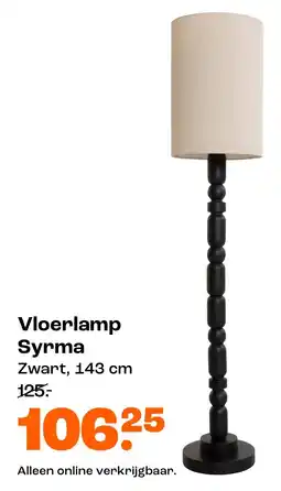 Kwantum Vloerlamp Syrma aanbieding
