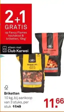 Karwei Briketten aanbieding