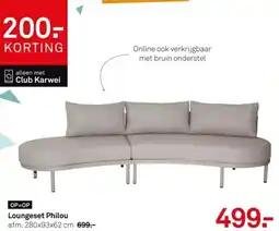 Karwei Loungeset Philou aanbieding