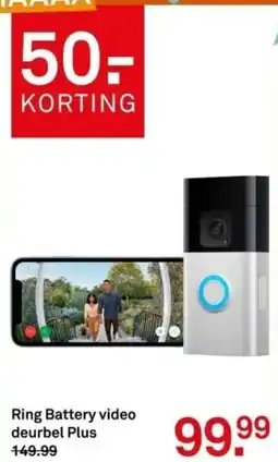 Karwei Ring Battery video deurbel Plus aanbieding