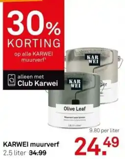 Karwei Karwei muurverf aanbieding