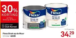 Karwei Flexa Strak op de Muur aanbieding