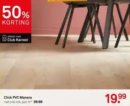 Karwei Click PVC Manera aanbieding