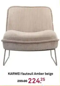 Karwei Karwei fauteuil amber beige aanbieding