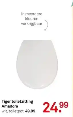 Karwei Tiger toiletzitting Amadora aanbieding