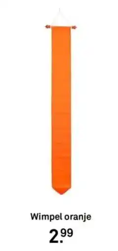 Karwei Wimpel oranje aanbieding