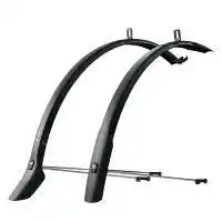 Decathlon Spatbordset 28 Velo Urban Pvc Cpl 42Mm Zwart aanbieding