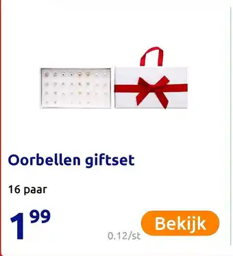 Action Oorbellen giftset aanbieding