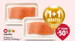 Delhaize Zalmfilet aanbieding