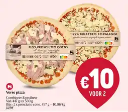 Delhaize Verse pizza aanbieding