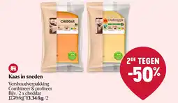 Delhaize Kaas in sneden aanbieding