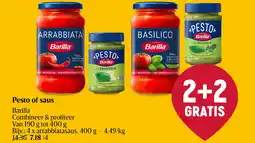 Delhaize Pesto of saus aanbieding