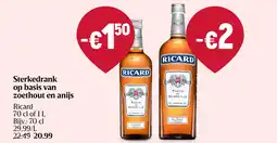 Delhaize Sterkedrank op basis van zoethout en anijs aanbieding