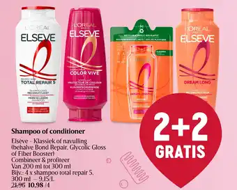 Delhaize Shampoo of conditioner aanbieding
