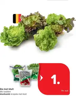 Carrefour Sla met kluit aanbieding