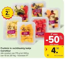 Carrefour Fruitmix in rechthoekig bakje Carrefour aanbieding