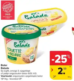 Carrefour Boter Balade aanbieding