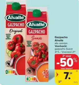 Carrefour Gazpacho Alvalle aanbieding