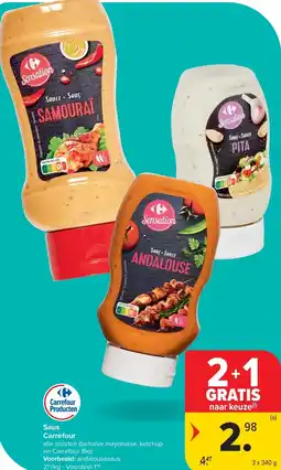 Carrefour Saus Carrefour aanbieding