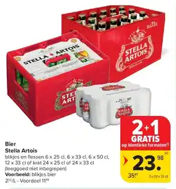 Carrefour Bier Stella Artois aanbieding