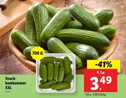 Lidl Snack Komkommer XXL aanbieding