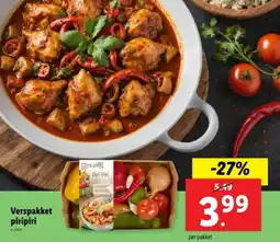 Lidl Verspakket Piripiri aanbieding
