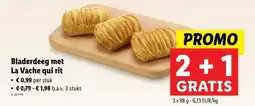 Lidl Bladerdeeg met La Vache qui rit aanbieding