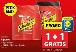Lidl Schweppes Agrumes aanbieding