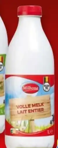 Lidl Milbona Volle Melk 3.5 % aanbieding
