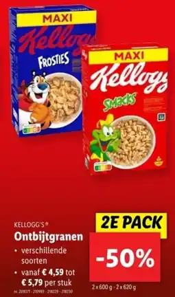 Lidl Kellogg's Ontbijtgranen aanbieding