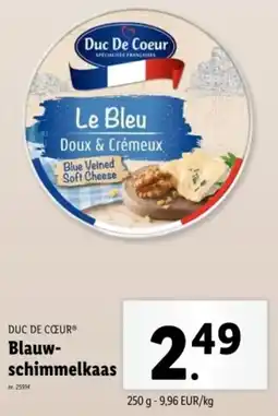 Lidl Duc De Coeur Blauw Schimmelkaas aanbieding