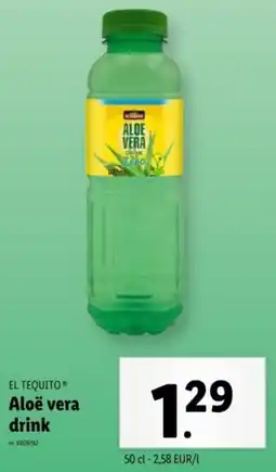 Lidl El tequito aloë vera drink aanbieding