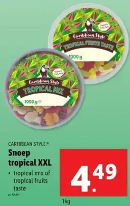 Lidl Caribbean Style Snoep tropical XXL aanbieding