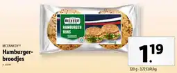 Lidl Mcennedy Hamburger broodjes aanbieding