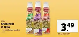 Lidl Kania Kruidenolie in spray aanbieding