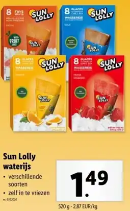 Lidl Sun Lolly Waterijs aanbieding
