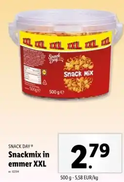 Lidl Snack Day Snackmix in emmer XXL aanbieding