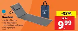 Lidl Crivit Strandmat aanbieding