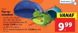 Lidl Crivit Pop-up- strandtent aanbieding
