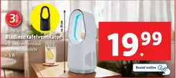 Lidl Silvercrest Bladloze tafelventilator aanbieding