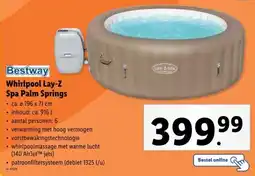 Lidl Bestway Whirlpool Lay-Z Spa Palm Springs aanbieding