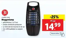 Lidl Livarno Home Muggenlamp aanbieding